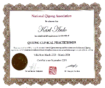 Karl's Clinical Practitioner Certification