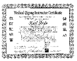 Karl's Medical QiGong Instructor Certification